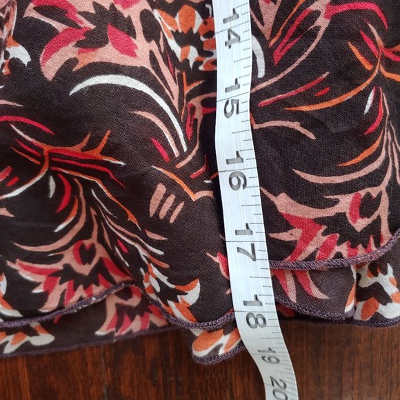 Derek Heart | Flouncy Full Bohemian Printed Short Skirt | L - Picture 10 of 10